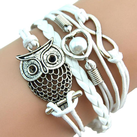 sterling-silver-jewelry Owl Pearl
