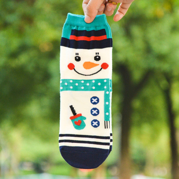Cute Christmas Cotton Socks