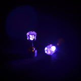 1 Pair Fashion LED Bling Ear Studs