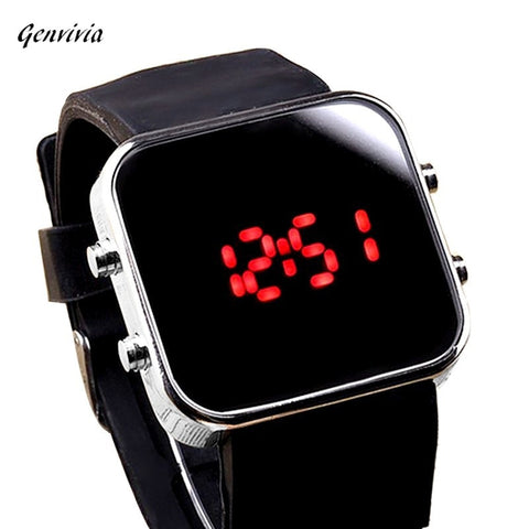 Mirror LED Digital Watch