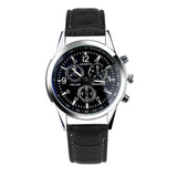 Faux Leather Analog Watch Waterproof