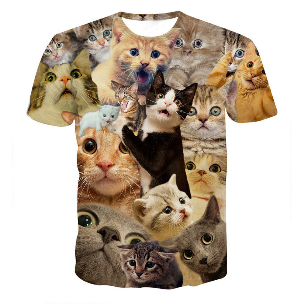 3D Print  Kitty Cat T-Shirts
