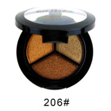 3 colors Professional Natural Eye Shadow