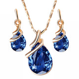 Pendant Necklace Earrings Set