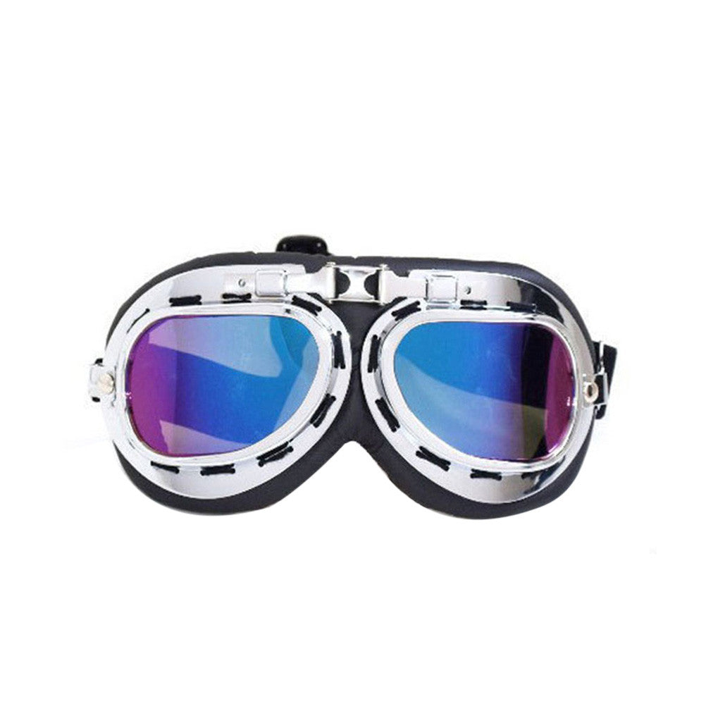 Moto Bike Motocross Helmet Sun UV Goggles