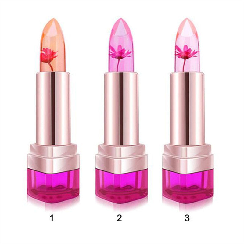 Flower Crystal Jelly Fruit Lipstick