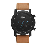 Three Eyes Analog Alloy Quartz Watch