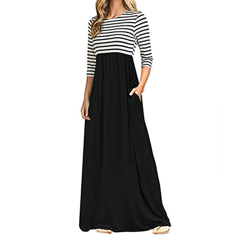 High Waist Boho Long Maxi