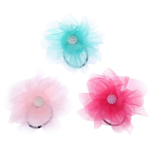 Chiffon Extra Large Flower Hair Rope